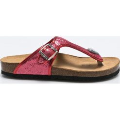 Pepe Jeans - Japonki. Różowe klapki damskie Pepe Jeans, bez wzorów, z jeansu, bez obcasa, na obcasie. W wyprzedaży za 139,90 zł.