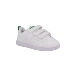 Buty Dziecko adidas VS ADVANTAGE CLEAN CMF C. Białe trampki męskie marki Adidas, bez wzorów, bez zapięcia. Za 167,86 zł.