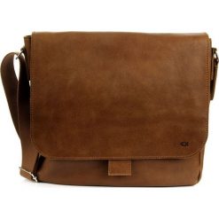 DAAG Jazzy Smash 13 koniakowa skórzana torba na ramię unisex - koniakowy. Torby męskie skórzane daag, bez wzorów, ze skóry, na ramię. Za 282,99 zł.