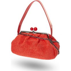TORBA LIVIA Weekend Max Mara. Pomarańczowe torebki klasyczne damskie Weekend Max Mara, z aplikacjami, na ramię, z aplikacjami. W wyprzedaży za 916,30 zł.