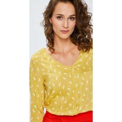 Answear - Bluzka. Zielone bluzki damskie ANSWEAR, na co dzień, s, bez wzorów, z tkaniny, casualowe, bez kołnierzyka, bez rękawów. W wyprzedaży za 59,90 zł.