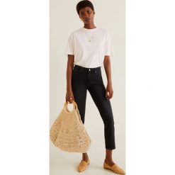 Mango - Jeansy Grace. Szare jeansy damskie Mango, bez wzorów, z elastanu. Za 119,90 zł.
