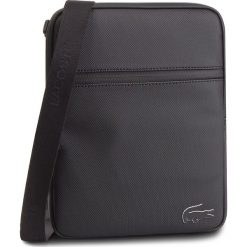 Saszetka LACOSTE - M Flat Crossover Bag NH2716PO Black 000. Czarne torby męskie skórzane marki Lacoste, bez wzorów, ze skóry ekologicznej, młodzieżowe. Za 349,00 zł.
