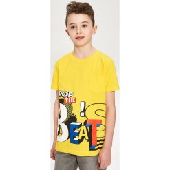 T-shirty chłopięce: Koszulka z nadrukiem – Żółty