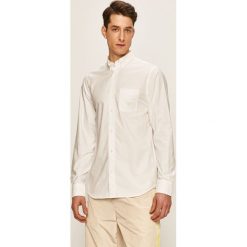 Tommy Hilfiger - Koszula x Lewis Hamilton. Białe koszule męskie TOMMY HILFIGER, s, bez wzorów, z bawełny, eleganckie, button down, z długim rękawem. Za 449,90 zł.