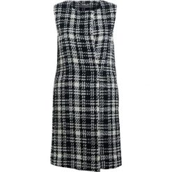 Marella CALERNO Kamizelka black. Czarne kamizelki damskie Marella, z bawełny. W wyprzedaży za 701,55 zł.