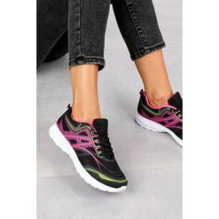 Czarne buty sportowe sznurowane casu c-20231-1. Czarne buty sportowe damskie Casu, bez wzorów, sportowe. Za 49,99 zł.