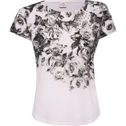T-shirt DEHA EASY Biały. Białe t-shirty damskie marki Deha, z nadrukiem, z bawełny, z okrągłym kołnierzem. W wyprzedaży za 90,00 zł.