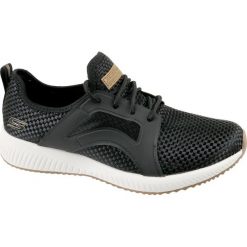 Skechers Bobs Sport 31365-BLK. Czarne buty sportowe damskie Skechers, bez wzorów, z tkaniny, sportowe. W wyprzedaży za 179,99 zł.