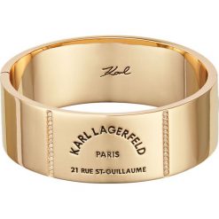 Karl Lagerfeld - Bransoletka. Żółte bransoletki damskie KARL LAGERFELD, z kryształem, metalowe. Za 549,90 zł.