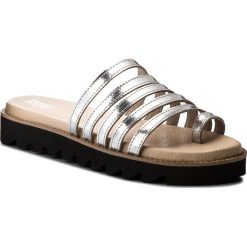 Japonki SERGIO BARDI - Fontanile SS127333718RB 710. Szare klapki damskie Sergio Bardi, bez wzorów, ze skóry, bez obcasa. W wyprzedaży za 149,00 zł.