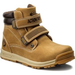 Buty zimowe chłopięce: Trapery ACTION BOY – CP40-FK5-816JZ D Camel