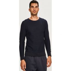Selected - Sweter. Szare swetry męskie Selected, s, bez wzorów, z bawełny, z okrągłym kołnierzem, bez kaptura. W wyprzedaży za 59,90 zł.