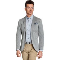 Marynarka ZACARIA 15-75KM. Czarne marynarki męskie slim fit Giacomo Conti, z bawełny. Za 469,00 zł.