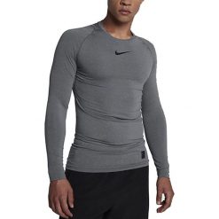 T-shirty męskie: Nike Koszulka męska M NP Top Ls Comp szara r. XL (838077 091)
