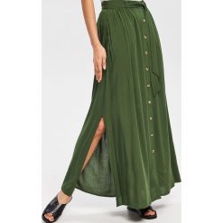 Spódnica maxi - Khaki. Brązowe spódniczki damskie Reserved, bez wzorów, maxi. Za 99,99 zł.
