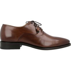 Półbuty 4928 ciemny brąz. Pomarańczowe półbuty męskie Giacomo Conti, do pracy, bez wzorów, ze skóry, eleganckie, bez zapięcia. Za 1299,00 zł.