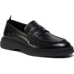 Półbuty CALVIN KLEIN - Pegasus B4F1181 Black. Czarne półbuty męskie Calvin Klein, na co dzień, bez wzorów, ze skóry ekologicznej, eleganckie, bez zapięcia. Za 839,00 zł.