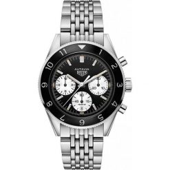 ZEGAREK TAG HEUER AUTAVIA CBE2110.BA0687. Czarne zegarki męskie marki TAG HEUER, srebrne. Za 21490,00 zł.