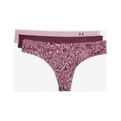 Under Armour 3-pack Spodenki Różowy Fioletowy. Różowe figi damskie Under Armour, xs, bez wzorów, z elastanu. Za 119,95 zł.