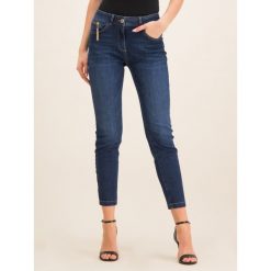 Jeansy Slim Fit Luisa Spagnoli Oninivoro 536555. Niebieskie rurki damskie Luisa Spagnoli, bez wzorów, z elastanu. W wyprzedaży za 469,00 zł.