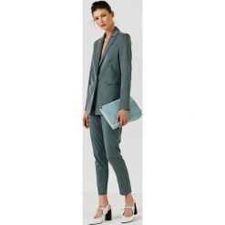 Simple - Żakiet. Szare marynarki i żakiety damskie marki Simple, z elastanu, eleganckie. W wyprzedaży za 399,90 zł.