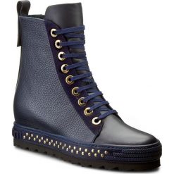 Sneakersy BALDININI - 719043P36ZGAKE 1635 Sneaker D L.Bal Garo/Cam/C Tirreno. Niebieskie sneakersy damskie marki Baldinini, ze skóry. W wyprzedaży za 1219,00 zł.
