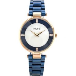 Zegarek Pacific ZEGAREK DAMSKI PACIFIC X6119 - blue / rosegold (zy624c) uniwersalny. Niebieskie zegarki damskie Pacific. Za 111,30 zł.