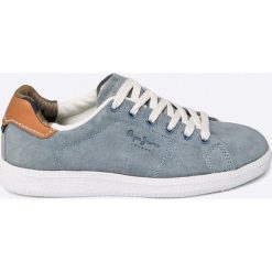 Pepe Jeans - Tenisówki dziecięce. Szare buty chłopięce sportowe marki Pepe Jeans, z jeansu, na sznurówki. W wyprzedaży za 119,90 zł.