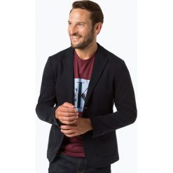 Armani Exchange - Marynarka męska, niebieski. Niebieskie marynarki męskie slim fit Armani Exchange, z bawełny. Za 949,95 zł.