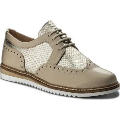Jazzówki damskie: Oxfordy CAPRICE – 9-23603-20 Beige Comb 408