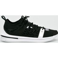 Puma - Buty Ignite Limitless Sr Fusefit. Czarne buty sportowe męskie marki Puma, z materiału, na sznurówki. W wyprzedaży za 379,90 zł.