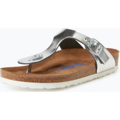 Sandały damskie: Birkenstock - Sandały damskie ze skóry, szary