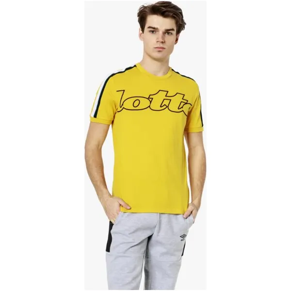 Lotto Koszulka Ss Athletica Ii Stp Js , żółty, rozmiar L. Żółte koszulki męskie Lotto, m, bez wzorów, z poliesteru, bez kołnierzyka, z krótkim rękawem, krótkie. W wyprzedaży za 59,99 zł.