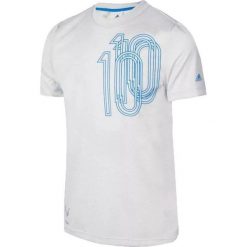 Koszulka chłopięca Yb Messi Icon Tee biała r. 164 (AX6358). Białe t-shirty chłopięce Adidas, bez wzorów, bez rękawów. Za 69,00 zł.