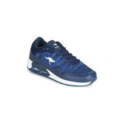 Buty Dziecko Kangaroos KANGA X 5000. Niebieskie trampki chłopięce KangaROOS, bez wzorów, bez zapięcia. Za 107,40 zł.
