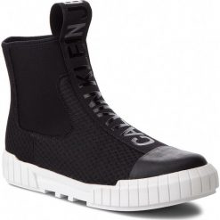 Trampki CALVIN KLEIN JEANS - Bardo S1738 Black. Czarne półbuty męskie marki Calvin Klein Jeans, na co dzień, bez wzorów, z jeansu, bez zapięcia. W wyprzedaży za 359,00 zł.
