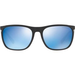 Emporio Armani - Okulary 0EA4107. Niebieskie okulary przeciwsłoneczne męskie marki Emporio Armani, z materiału, prostokątne. Za 649,90 zł.