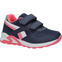 Granatowe buty sportowe na rzepy Casu 723D-1. Szare buciki niemowlęce Casu, na rzepy. Za 49,99 zł.