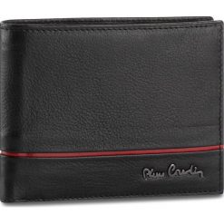 Duży Portfel Męski PIERRE CARDIN - TILAK09 8805 Nero. Czarne portfele męskie Pierre Cardin, bez wzorów, ze skóry. Za 109,00 zł.