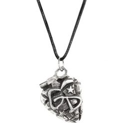 Green Day Grenade Naszyjnik srebrny. Szare naszyjniki męskie Green Day, srebrne. Za 62,90 zł.
