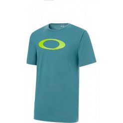 Oakley Koszulka Męska Pc-Bold Ellipse Fathom S. Zielone koszulki męskie marki Oakley, s, bez wzorów, z bawełny, z okrągłym kołnierzem, z krótkim rękawem, krótkie. W wyprzedaży za 109,00 zł.