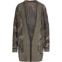 Kardigan TwinSet 192TT3331. Zielone swetry damskie Twinset, s, bez wzorów, z wełny, bez rękawów, bez kaptura. W wyprzedaży za 579,00 zł.