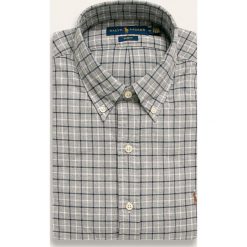 Polo Ralph Lauren - Koszula. Szare koszule męskie Polo Ralph Lauren, s, bez wzorów, z bawełny, casualowe, polo, z długim rękawem. W wyprzedaży za 399,90 zł.