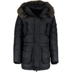 Płaszcze na zamek męskie: Superdry LONGLINE CHINOOK Płaszcz puchowy black