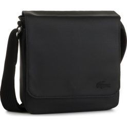 Saszetka LACOSTE - Flap Crossover Bag NH2341HC Black 000. Czarne torby męskie skórzane Lacoste, bez wzorów, ze skóry ekologicznej, młodzieżowe. W wyprzedaży za 379,00 zł.