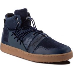 Sneakersy TRUSSARDI JEANS - 77A00099 U280. Niebieskie sneakersy męskie Trussardi Jeans, na co dzień, bez wzorów, z jeansu, eleganckie, bez zapięcia. W wyprzedaży za 339,00 zł.