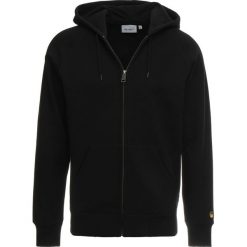Carhartt WIP HOODED CHASE Bluza z kapturem black/gold. Czarne bluzy męskie marki Carhartt WIP, m, bez wzorów, z bawełny, z kapturem, bez rękawów, z kapturem. Za 359,00 zł.