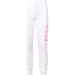 Bryczesy damskie: Agolde TRACK PANT Spodnie treningowe white