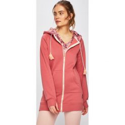 Femi Stories - Bluza. Różowe bluzy damskie marki Femi Stories, s, bez wzorów, z elastanu, bez rękawów, z kapturem. Za 329,90 zł.